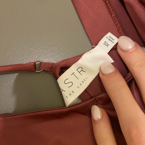 Twist Front Satin Midi Dress - Picture 3 of 3